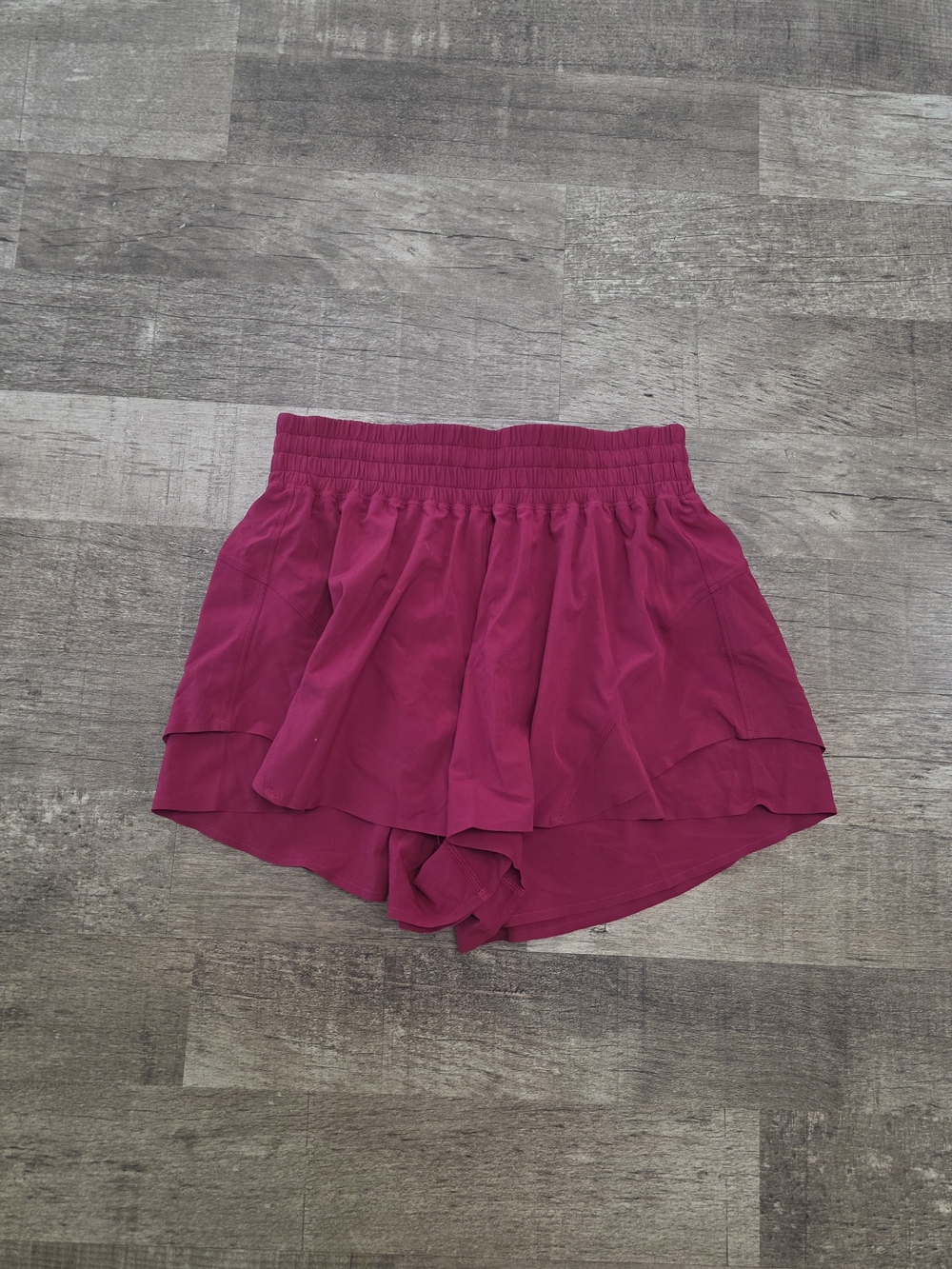 Lululemon Shake It Out Short In Berry Rumble